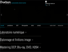 Tablet Screenshot of charbon-studio.com